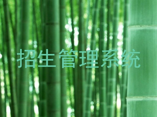 招生管理系统