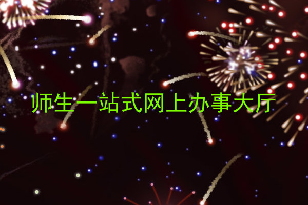 师生一站式网上办事大厅