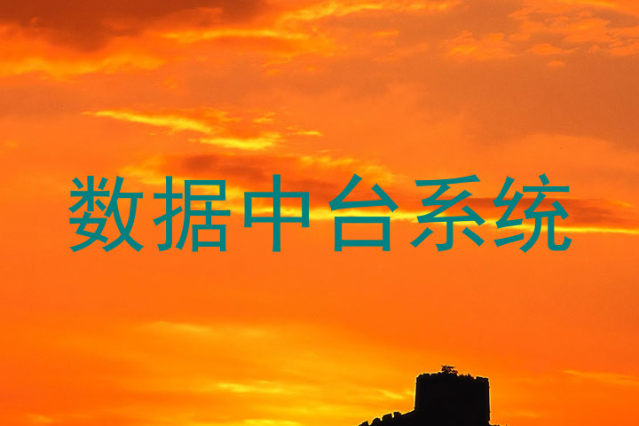 数据中台系统