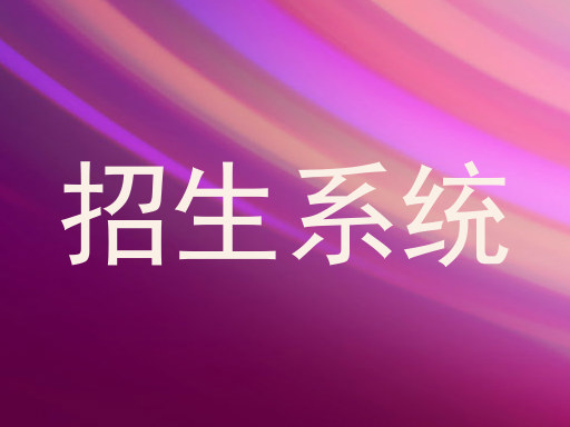 招生系统