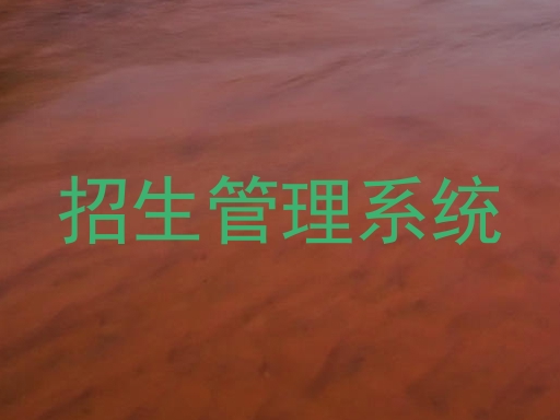 招生管理系统