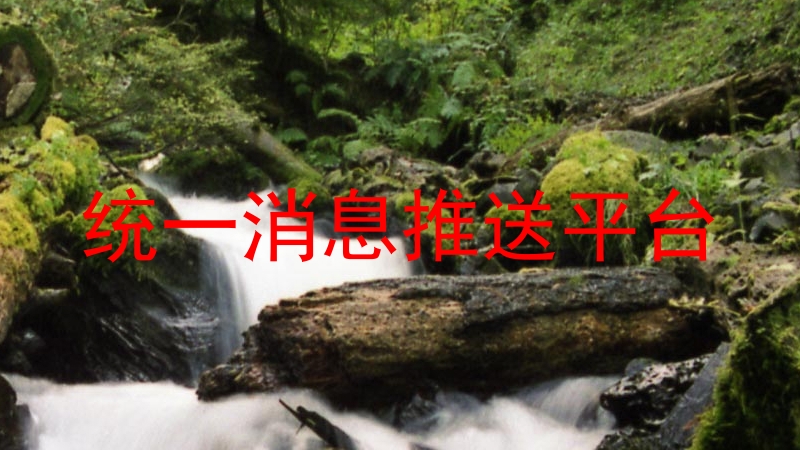 统一消息推送平台