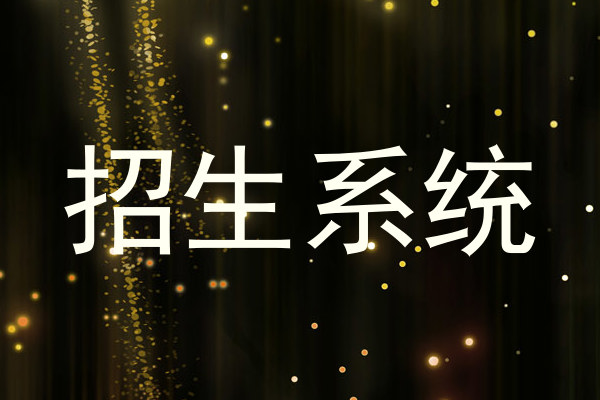 招生系统