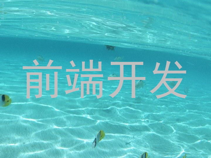 前端开发