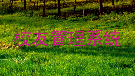 校友管理系统