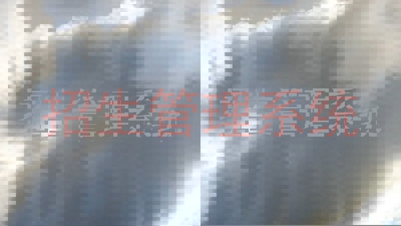 招生管理系统