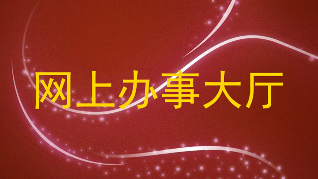 网上办事大厅