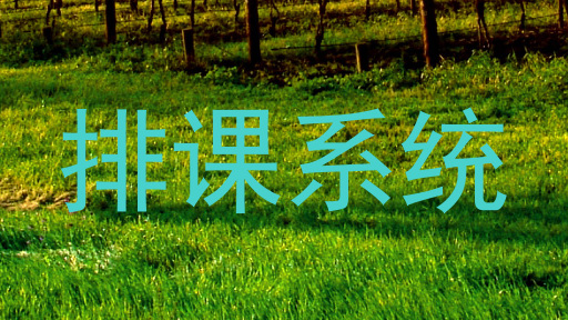 排课系统