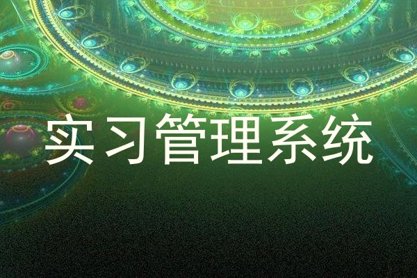 实习管理系统
