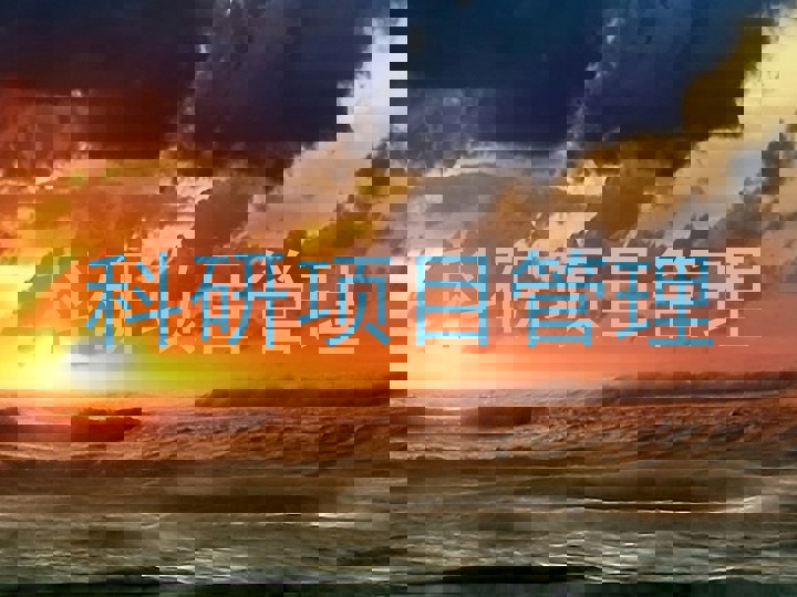 科研项目管理