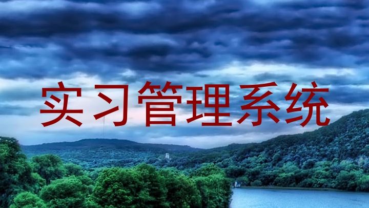 实习管理系统