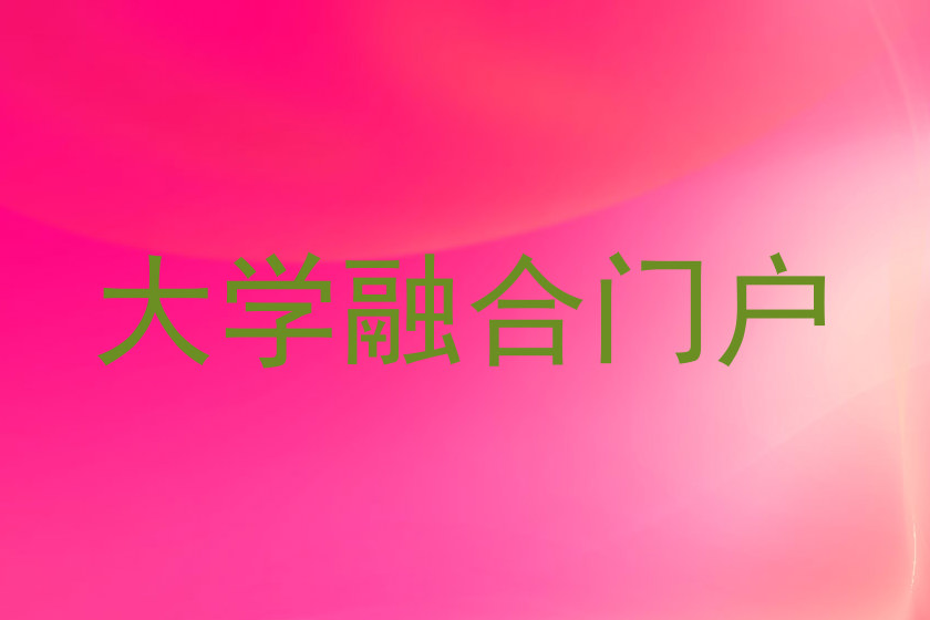 大学融合门户