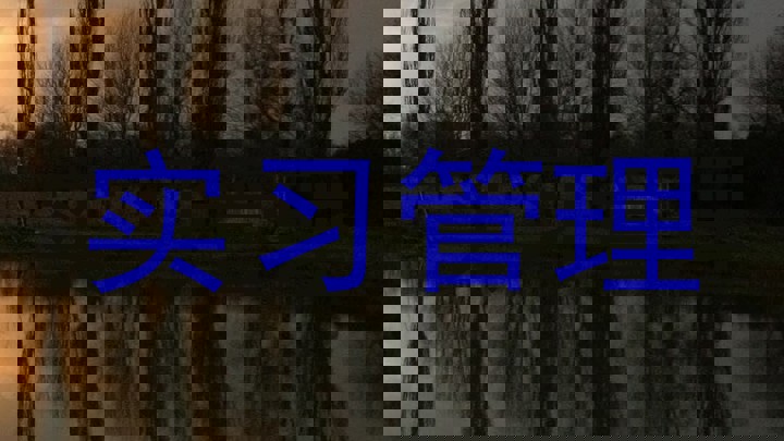 实习管理