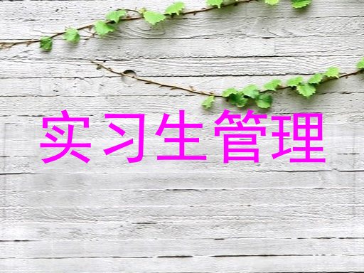 实习生管理