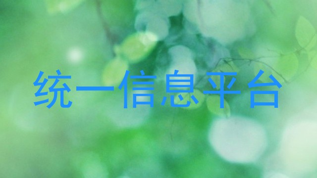 统一信息平台