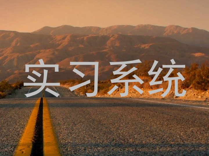 实习系统