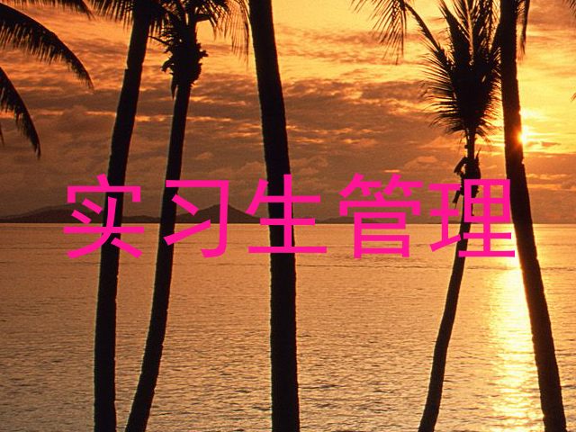 实习生管理