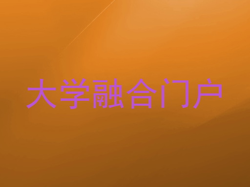 大学融合门户