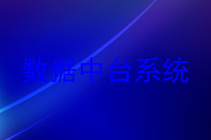 数据中台系统