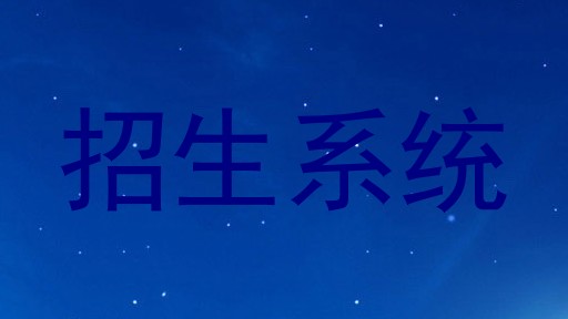 招生系统