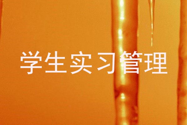 学生实习管理