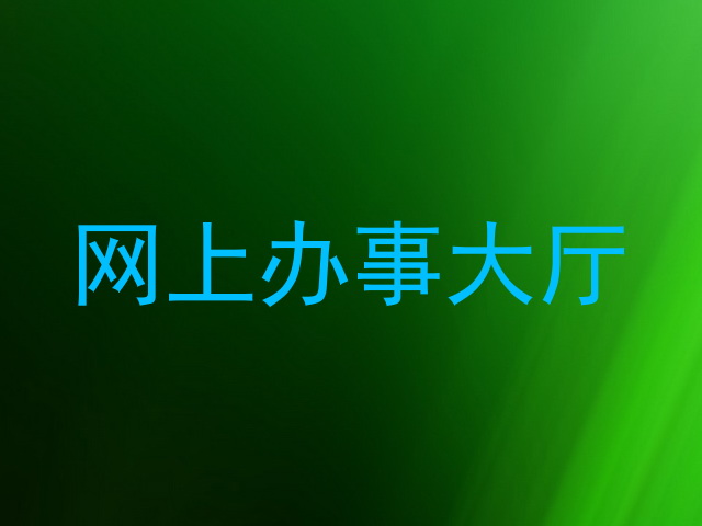 网上办事大厅