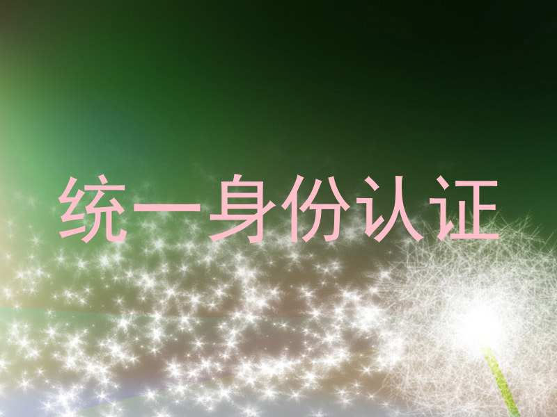 统一身份认证