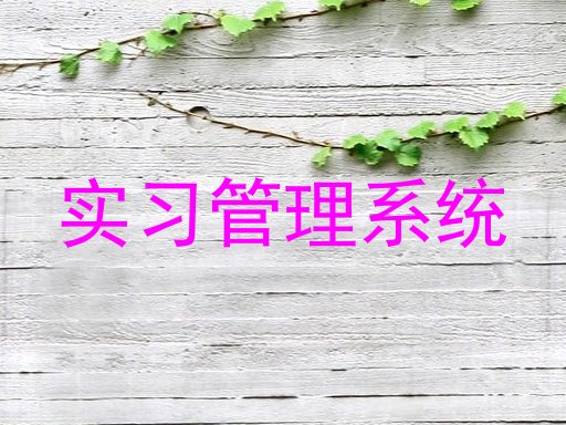 实习管理系统