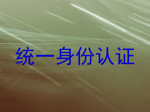 统一身份认证