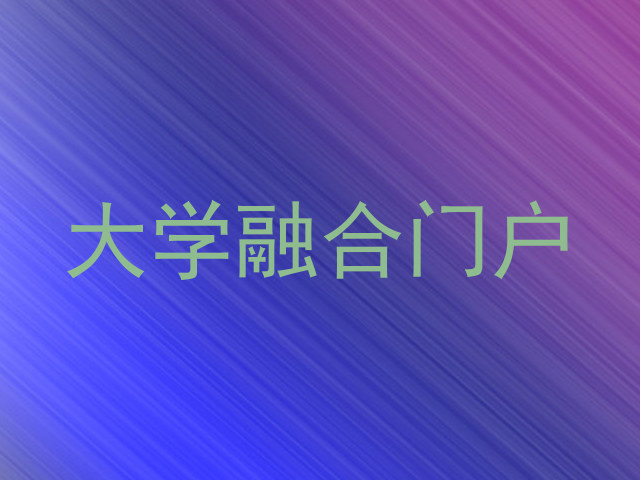 大学融合门户