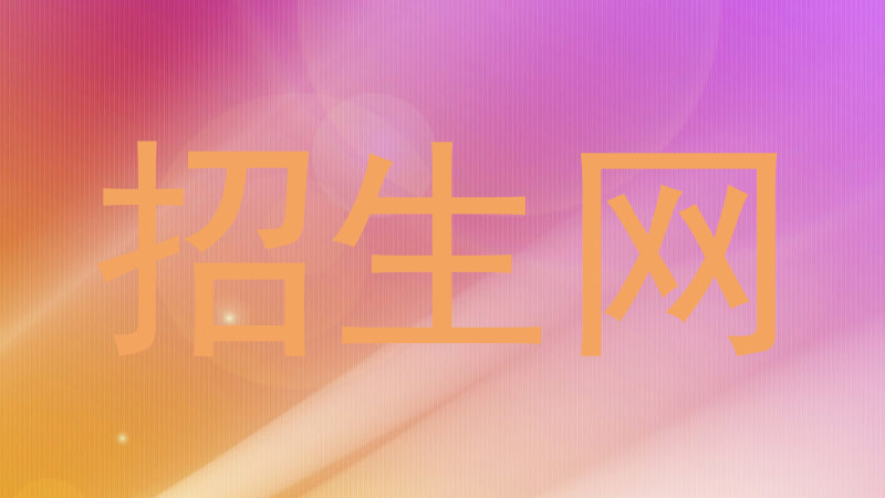 招生网