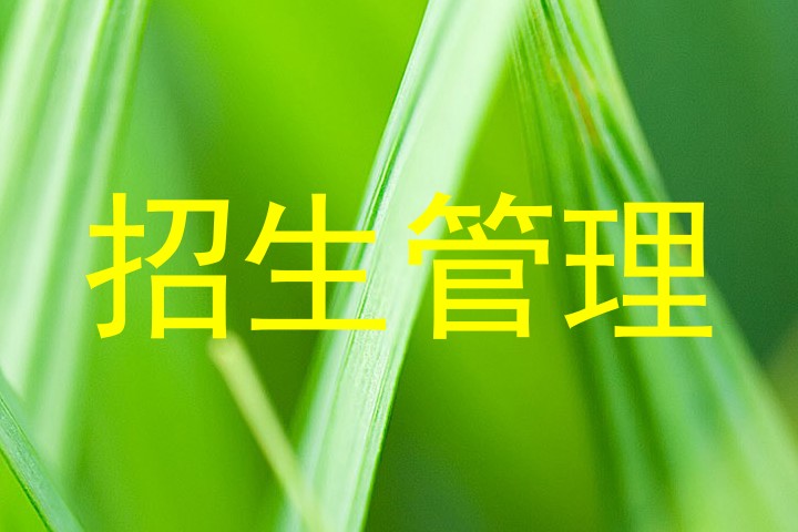招生管理