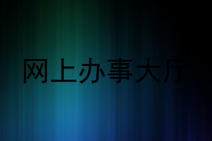 网上办事大厅