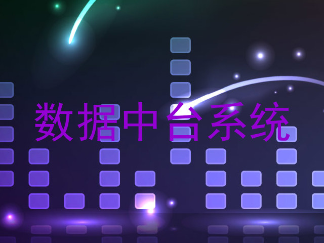 数据中台系统