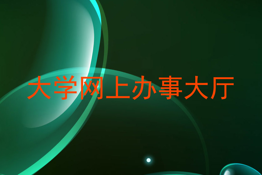 大学网上办事大厅