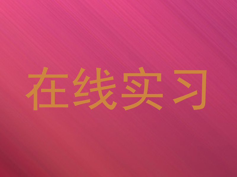 在线实习