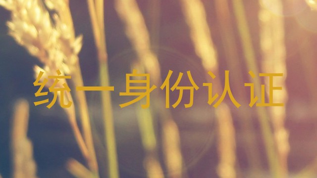 统一身份认证