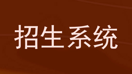 招生系统