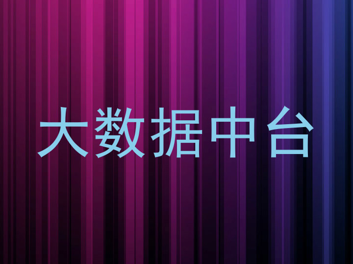 大数据中台