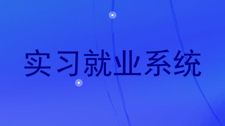 实习就业系统