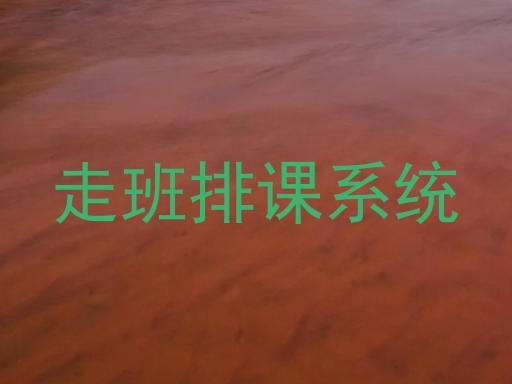 走班排课系统