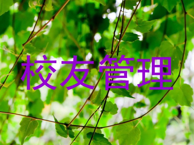 校友管理