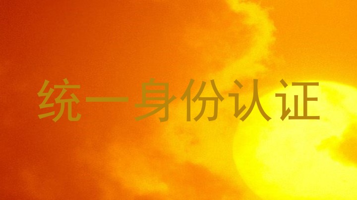 统一身份认证