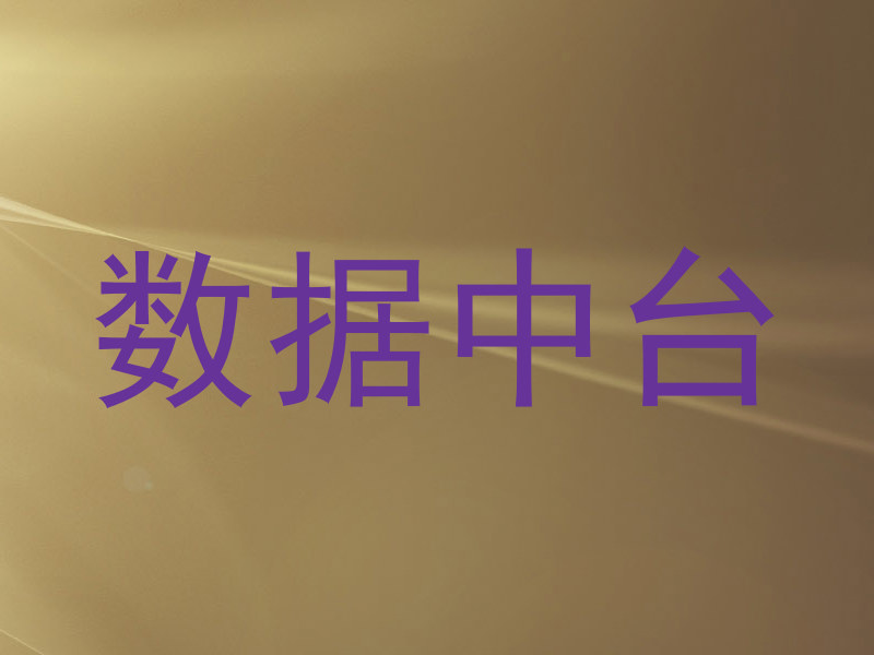 数据中台