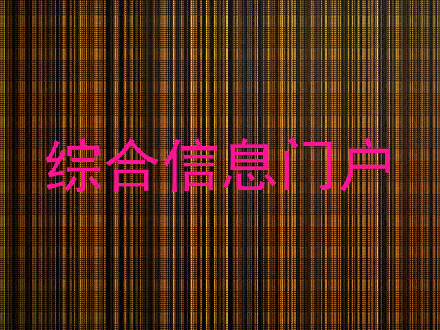 综合信息门户