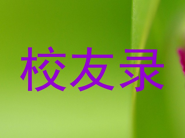 校友录