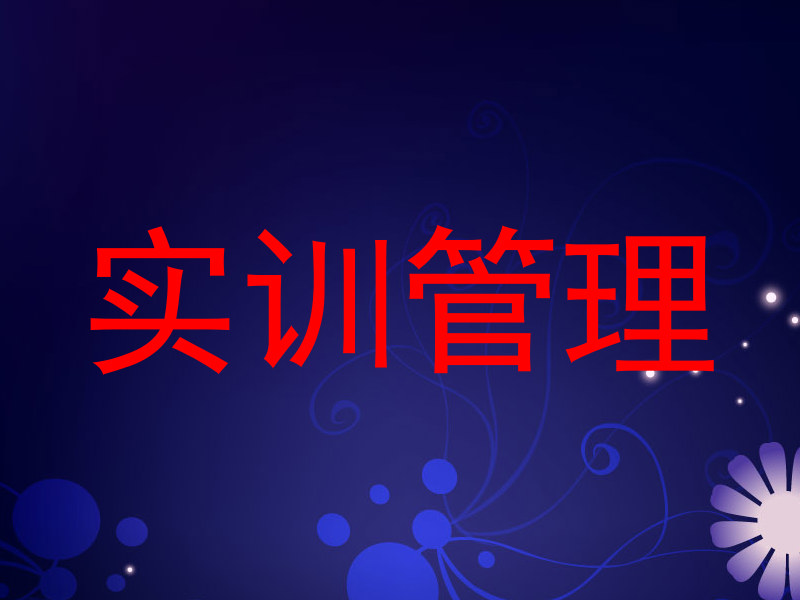 实训管理
