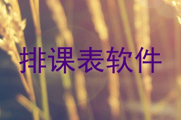 排课表软件