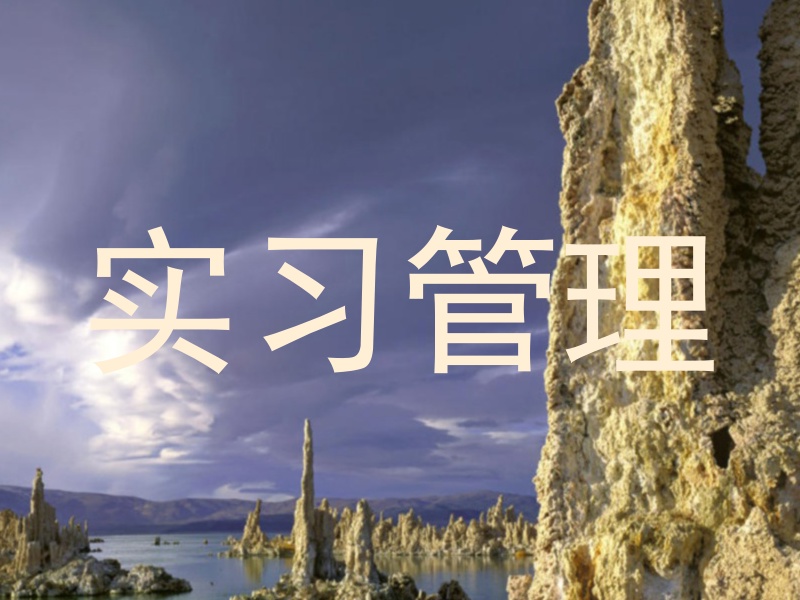 实习管理