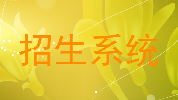 招生系统